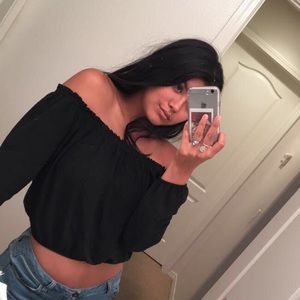 brandy off the shoulder top